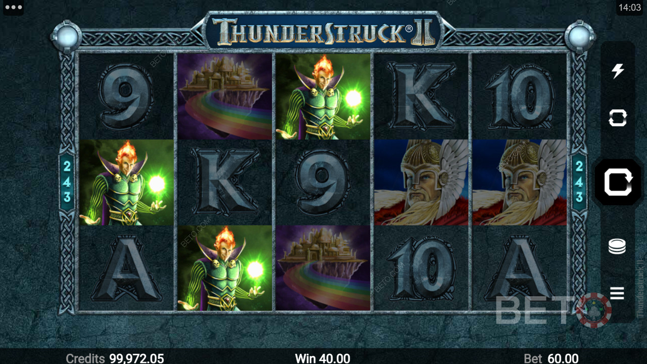 High-paying picture symbols in Thunderstruck II