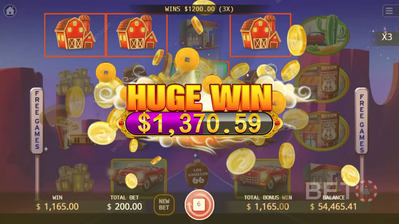 Get huge wins easily in the Free Spins