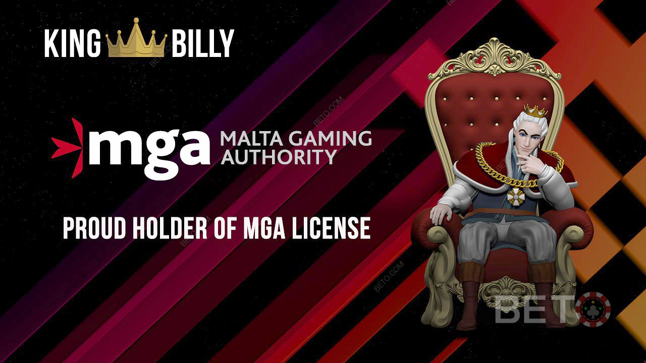 Malta Gaming Authority har licenseret King Billy Casinoet