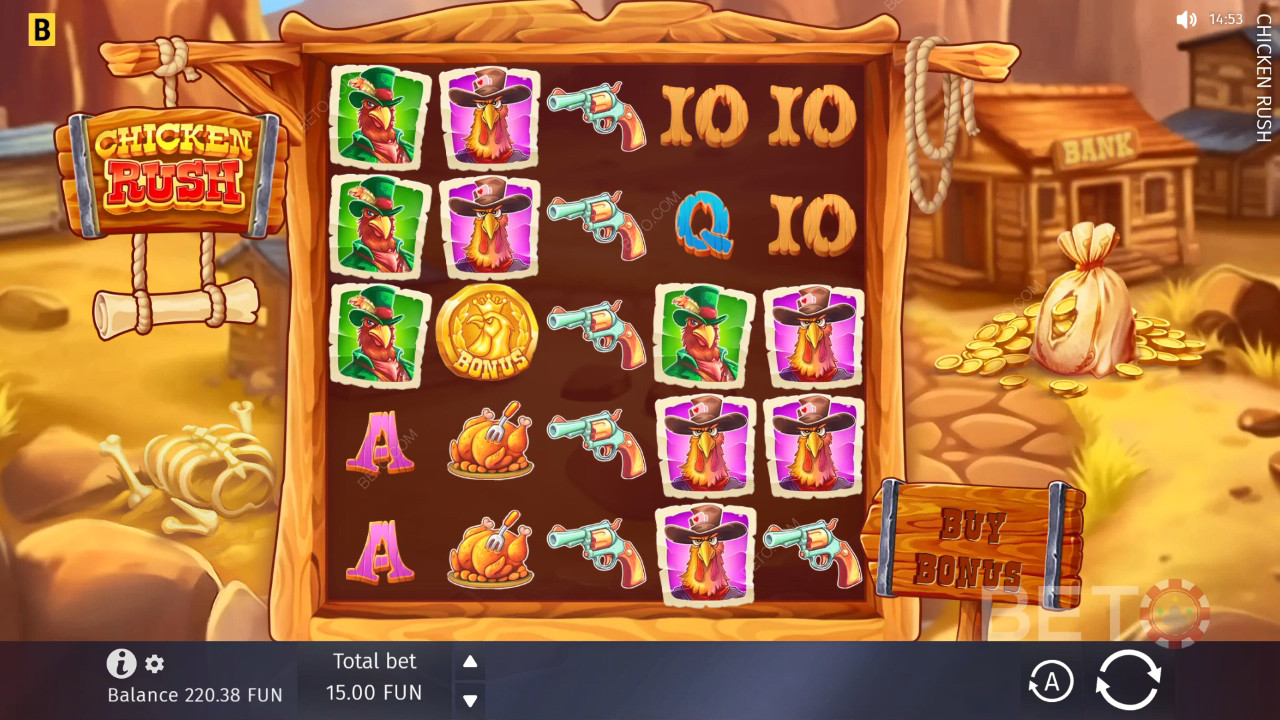 Theme & Design: Cartoonish Wild West
