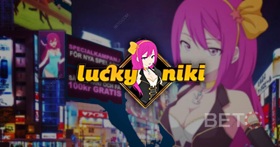 Lucky Nicky and online gambling fun and welcomes you with 100 free spins!