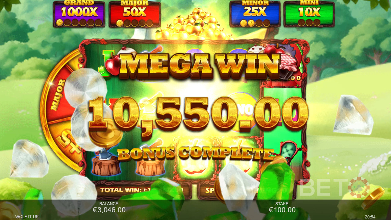 Win 5,000x Your bet in the Wolf It Up Slot Machine!