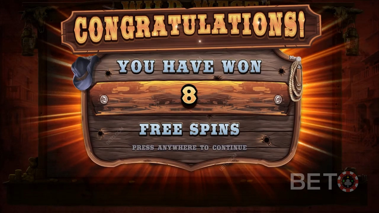 Winning Free Spins in Wild West Gold slot