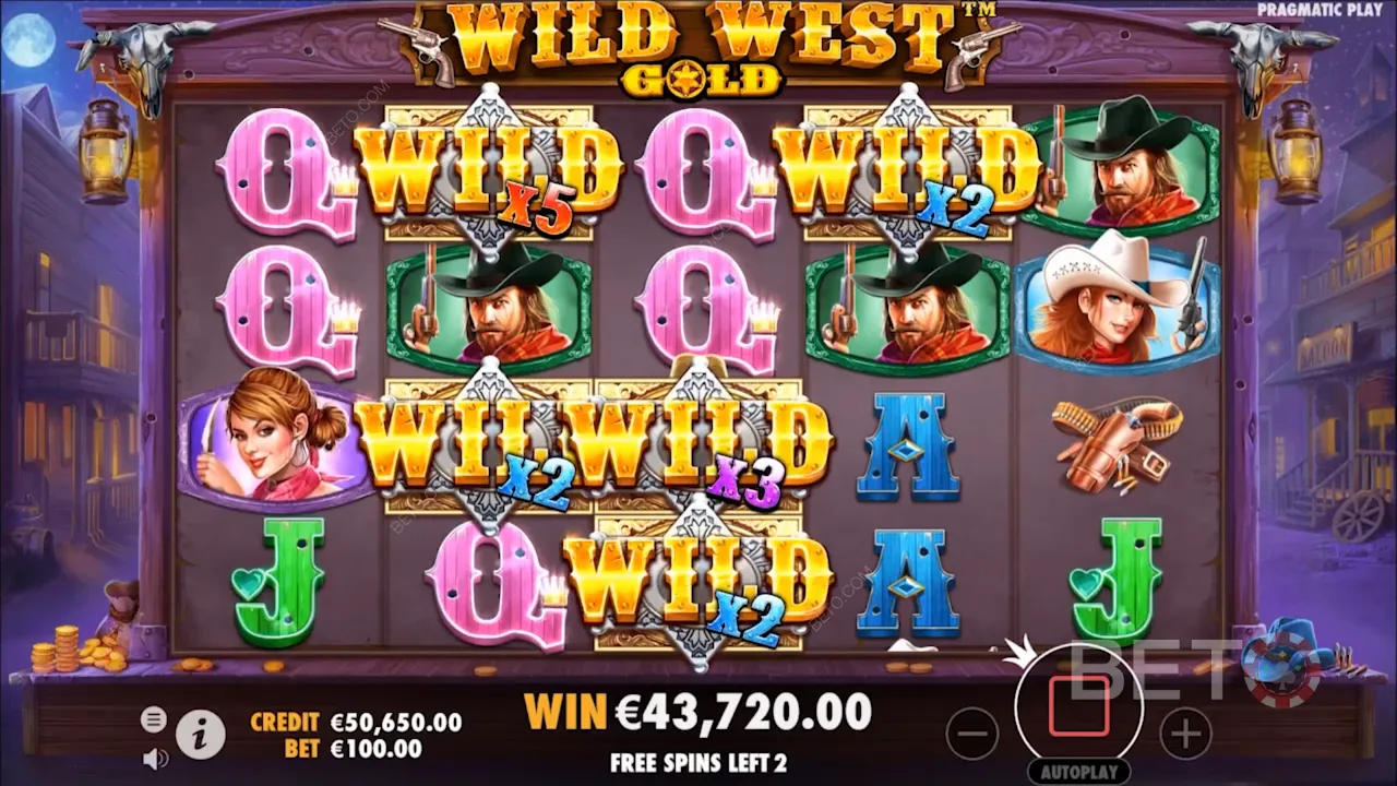 Wild West Gold Free Play in Demo Mode ✚ Slot Review