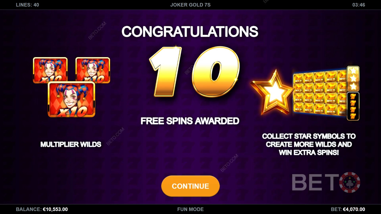 Bonus Features Explained in Joker Gold 7s by Kalamba Games