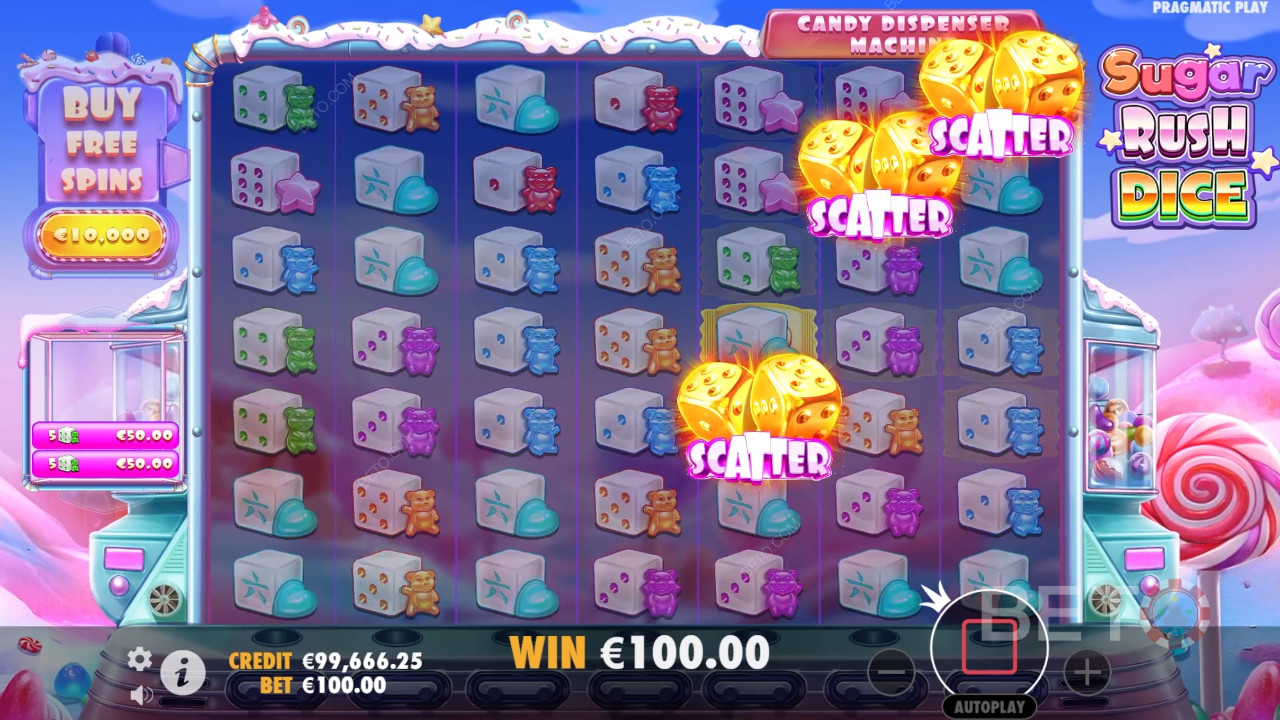 Sugar Rush Dice Review by BETO Slots
