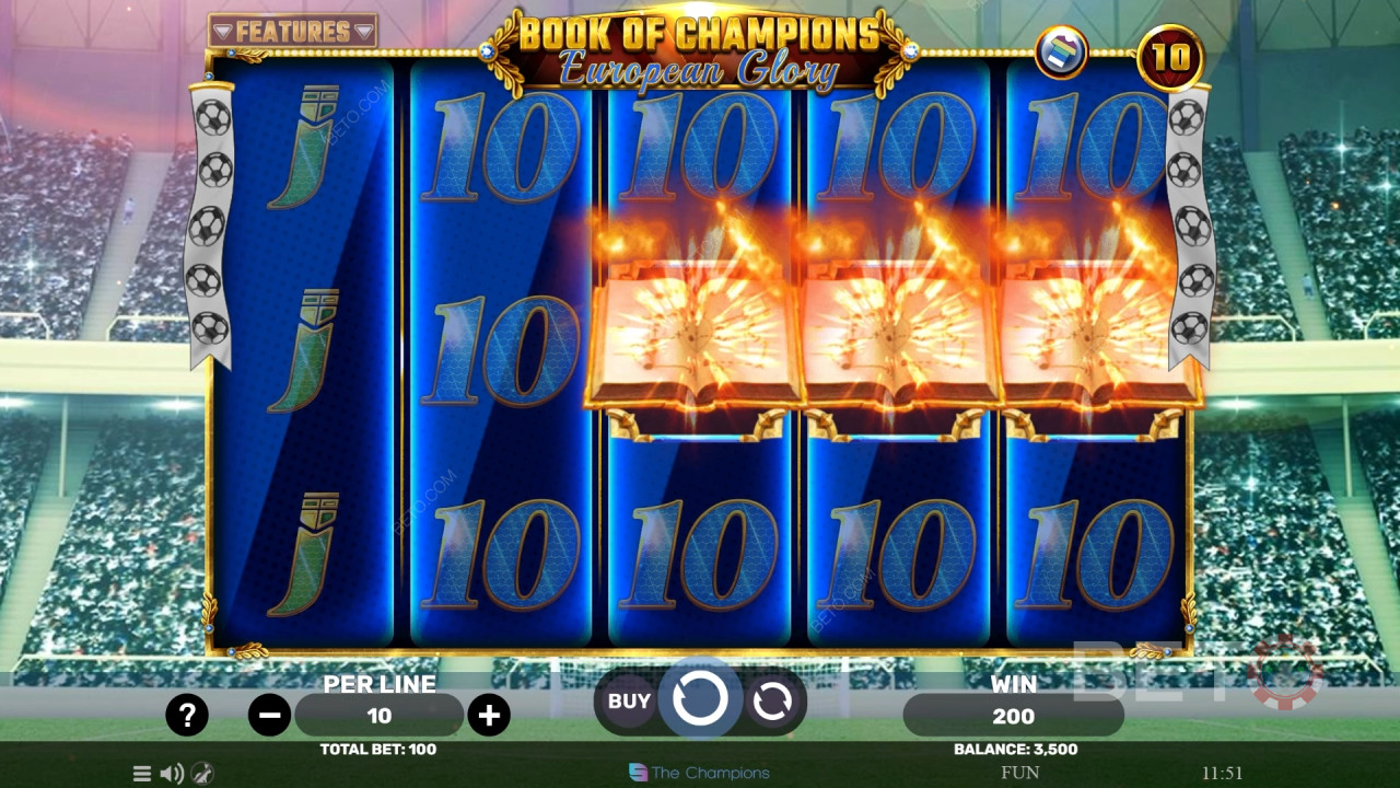 Book of Champions - European Glory Free Play
