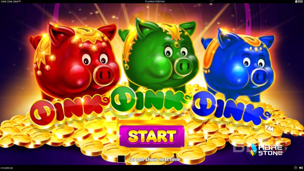 Win 2,000x Your bet in the Oink Oink Oink Video Slot!