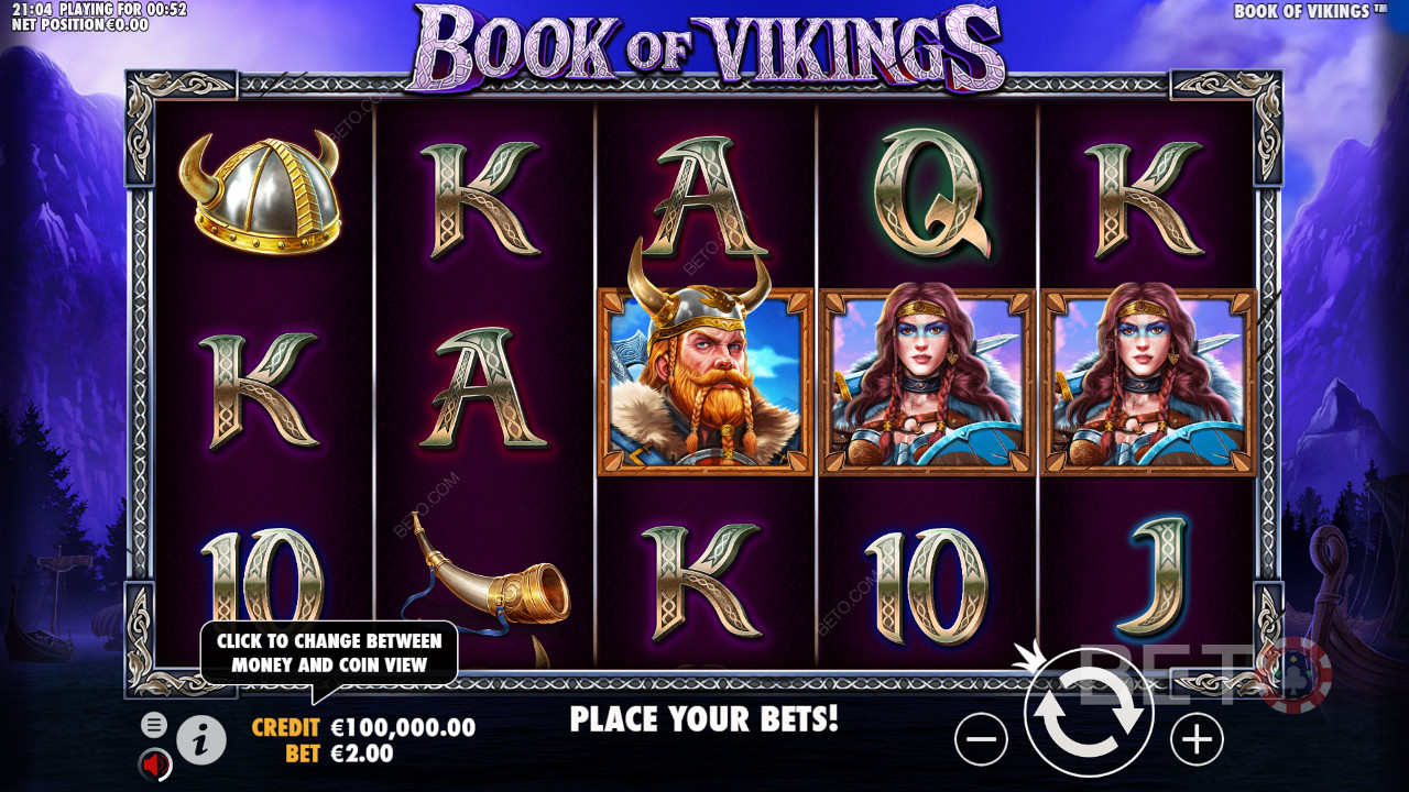 Inspired by Norse Mythology, experience the Viking legacy in the Book of Vikings slot