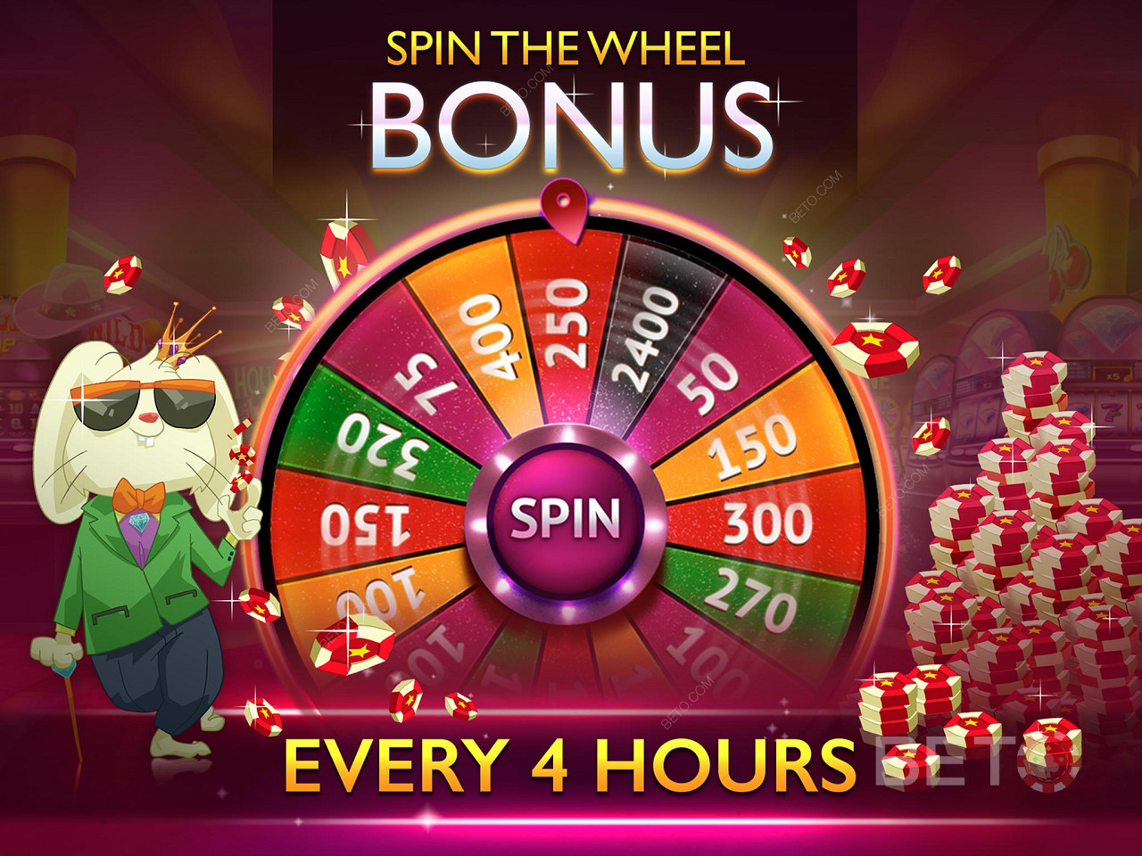 Free spins and live dealer games at MagicRed casino.