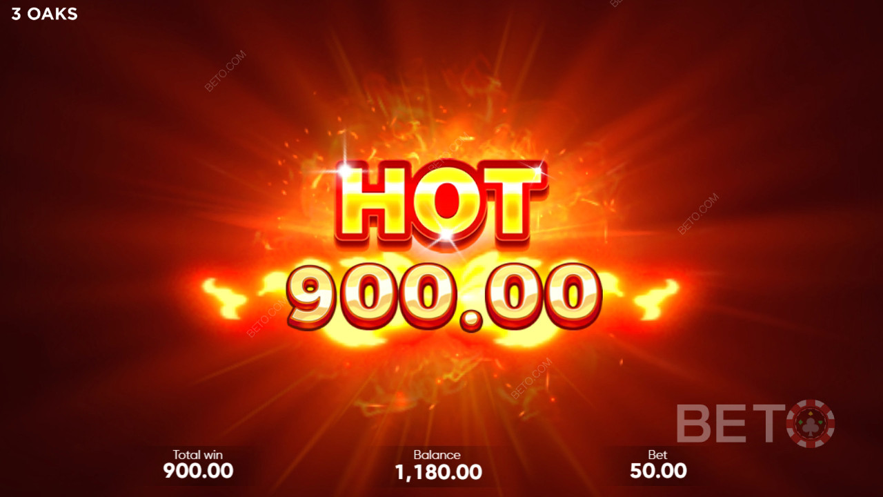 Win 500x Your bet in the Coin Up: Hot Fire Slot Machine!