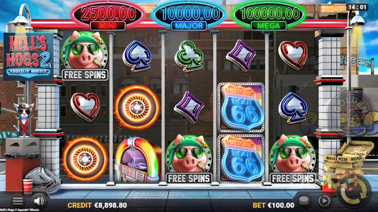 Hells Hogs 2 – Squealin’ Wheels Review by BETO Slots