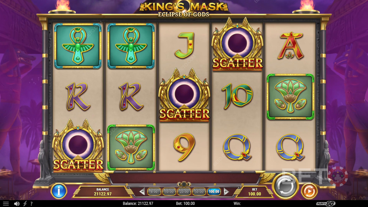 King’s Mask Eclipse of Gods Review by BETO Slots