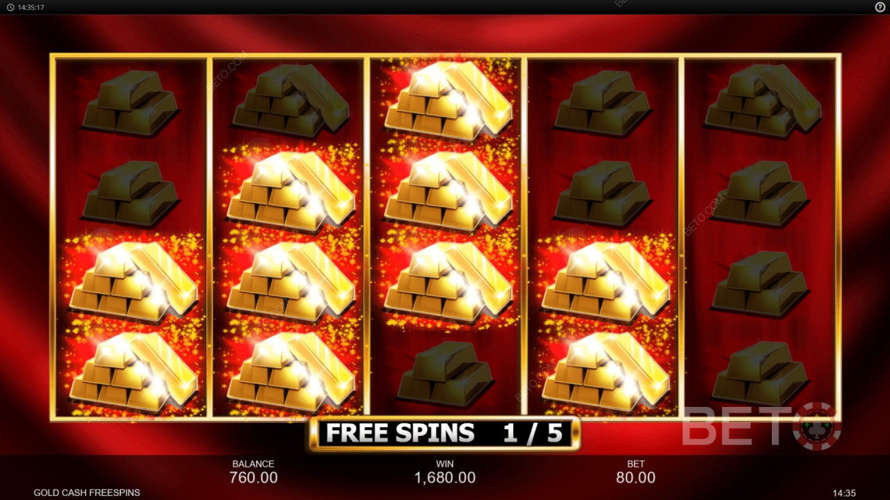 Gold Cash Free Spins slot