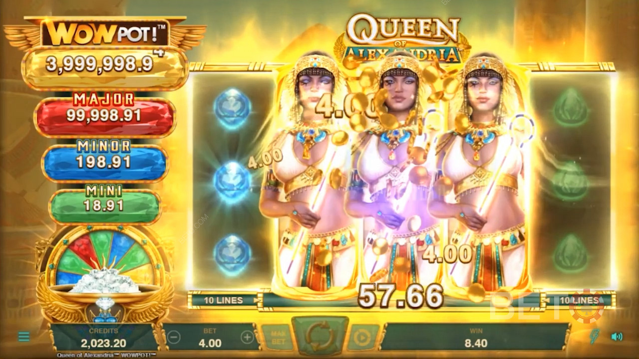 Glow in the majesty of Cleopatra for a chance to win prizes worth over millions