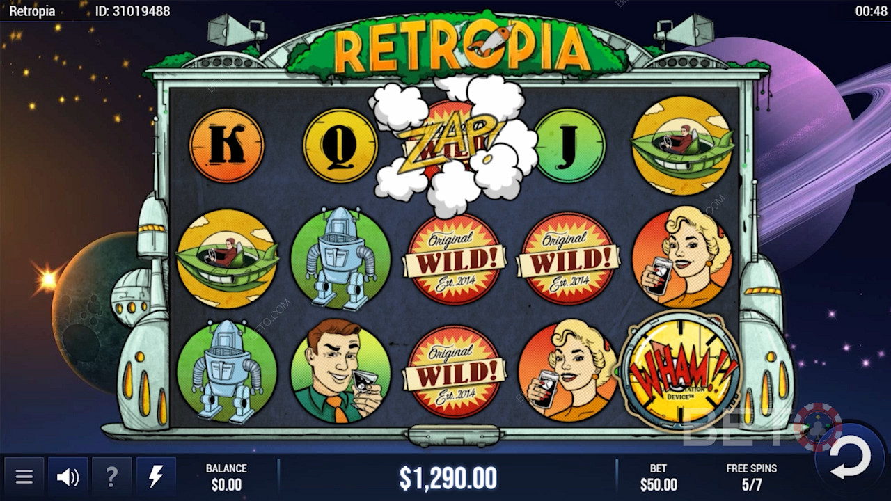 Exciting Sci-Fi inspired slot title Retropia by Epic Industries