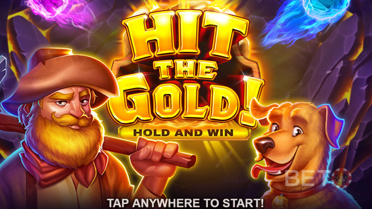 Dig up unsung and lost riches in the flashy Hold & Win title, Hit the Gold! Online Slot