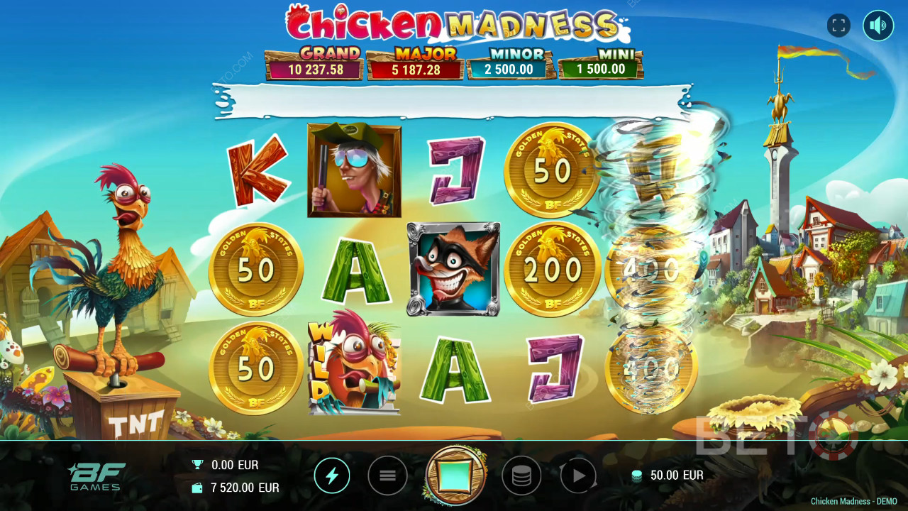 Chicken Madness Review by BETO Slots