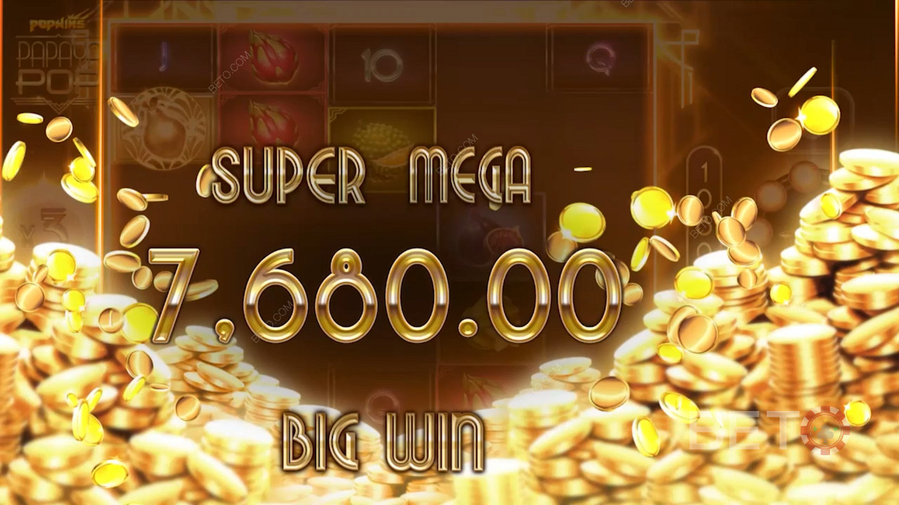 Papaya Pop slot offers you some hefty payouts also in the base game