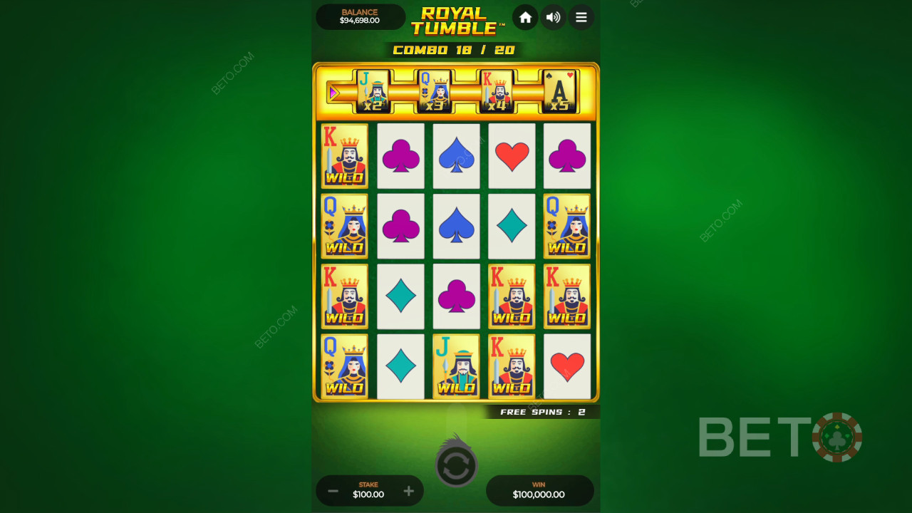 Royal Tumble Free Play