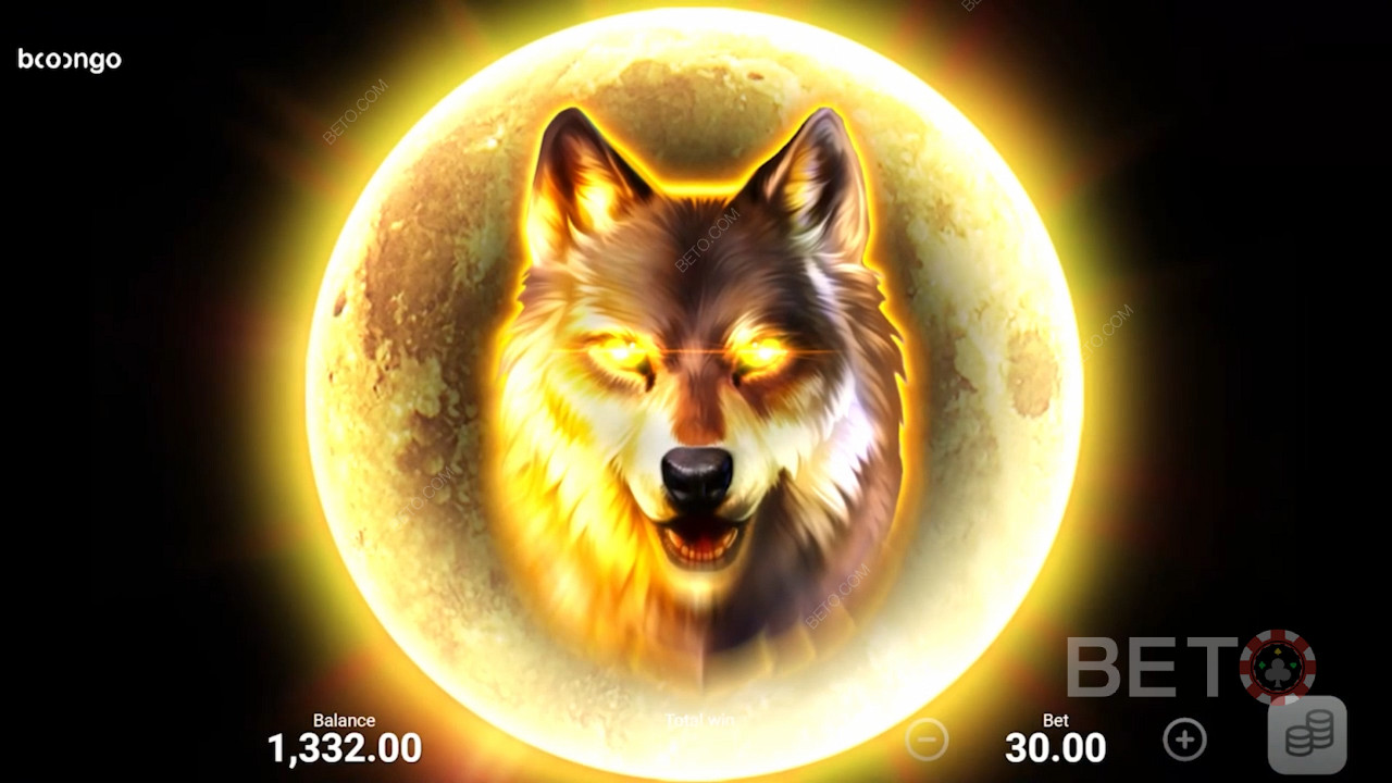 Feel the frenzy with ferocious Wolf it can trigger Free Spins feature 