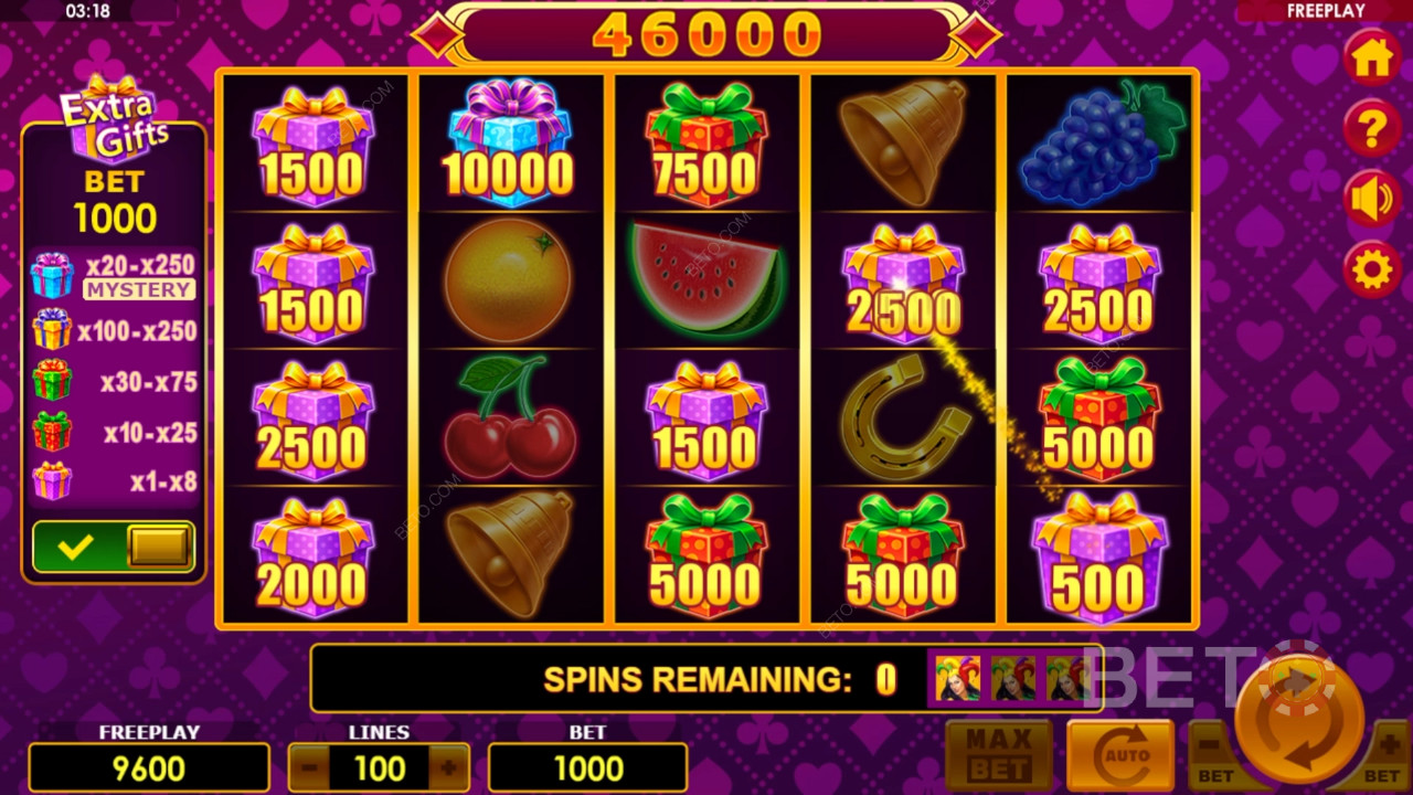 Bonus Features Explained in Lucky Joker 100 Extra Gifts by Amatic Industries