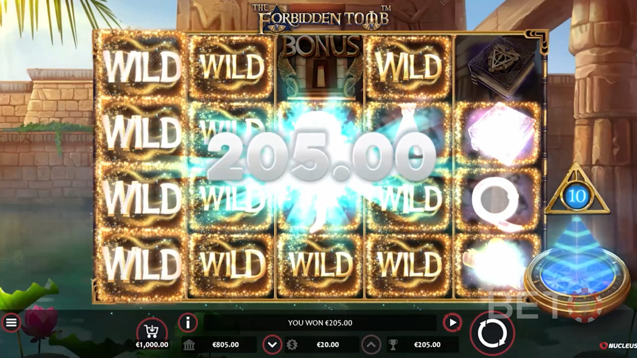 Get several Wilds and win huge even in this ancient egypt slot