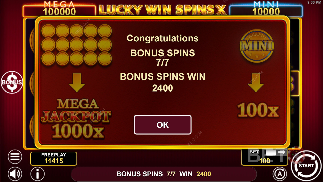 Bonus Features Explained in Lucky Win Spins X by 1spin4win