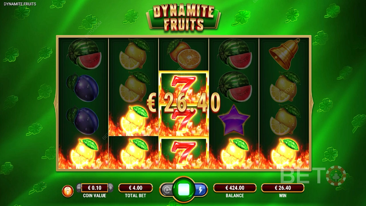 Nice payouts in Dynamite Fruits