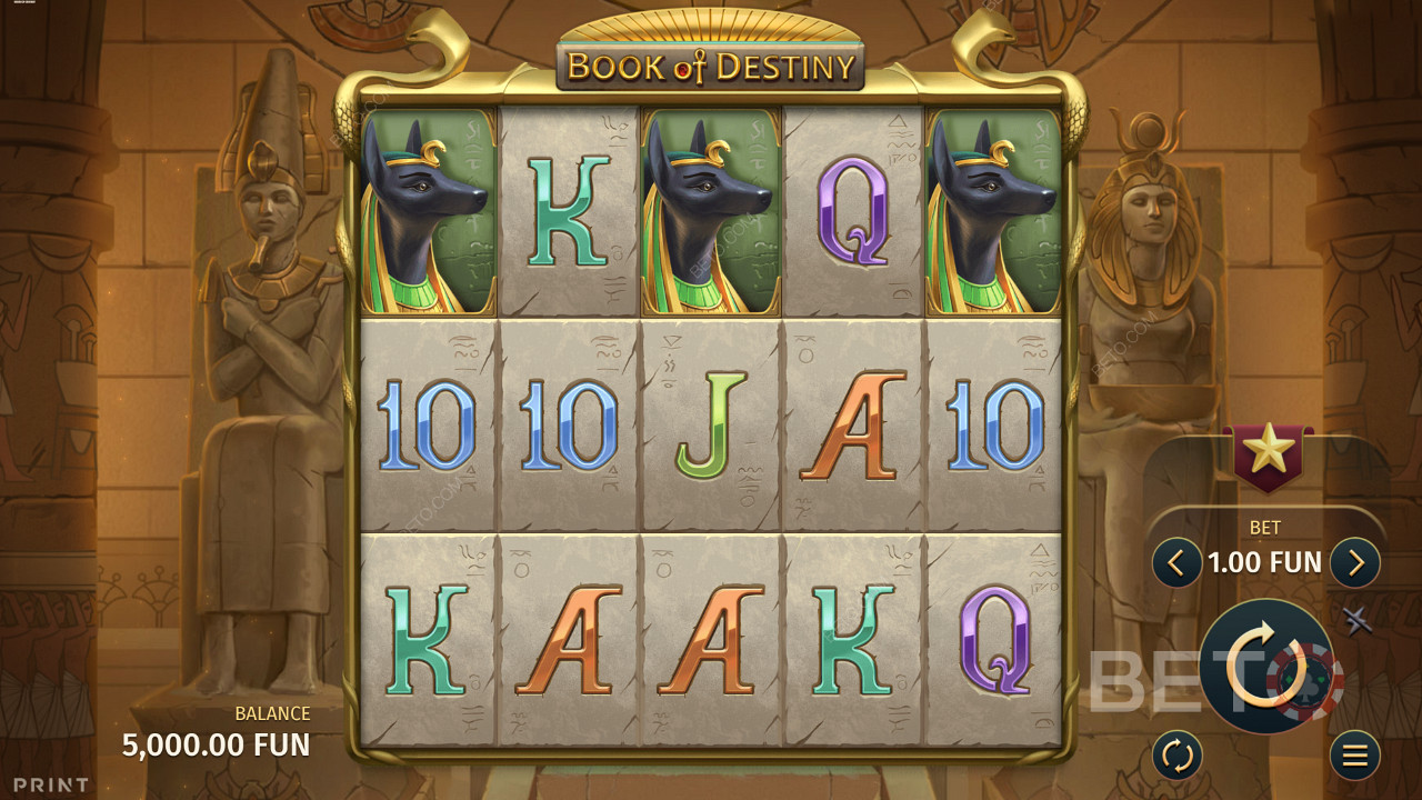 Discover unexplored heaps of riches in the Book of Destiny slot