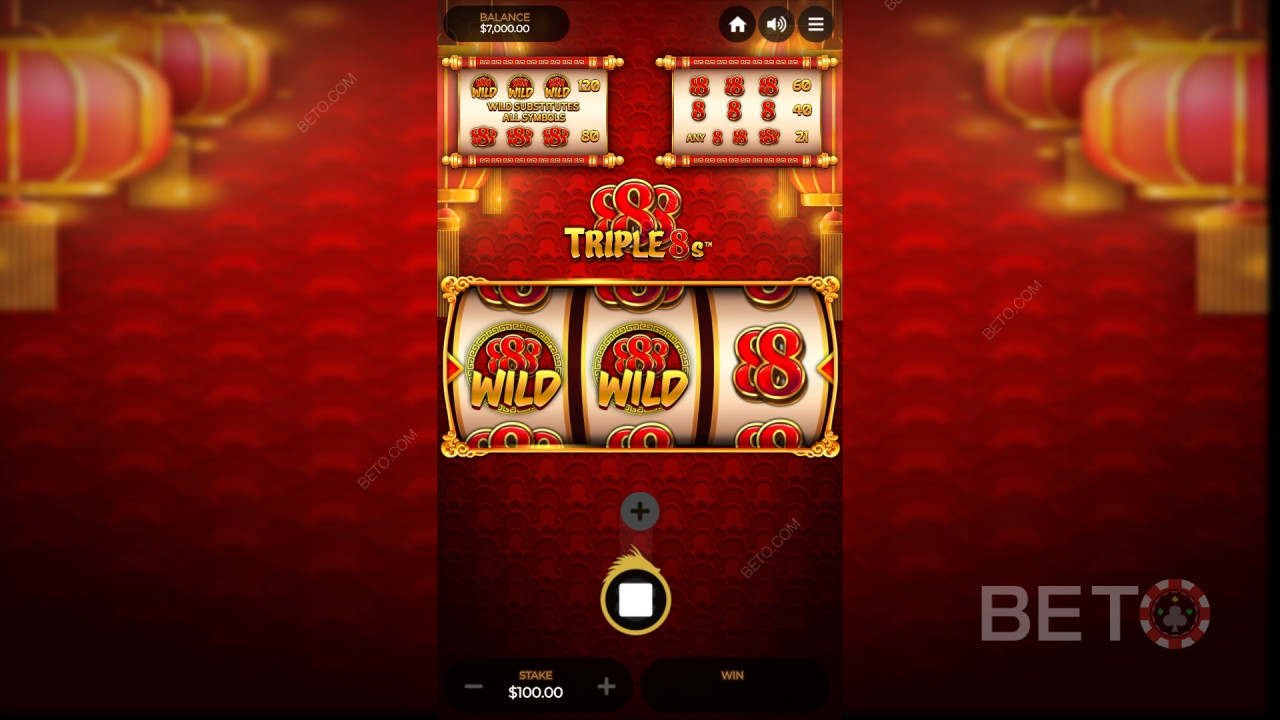 Triple 8s Free Play