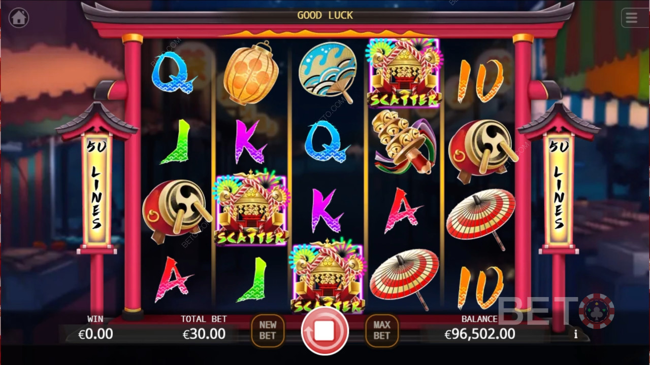 Ten Jin Matsuri Free Play