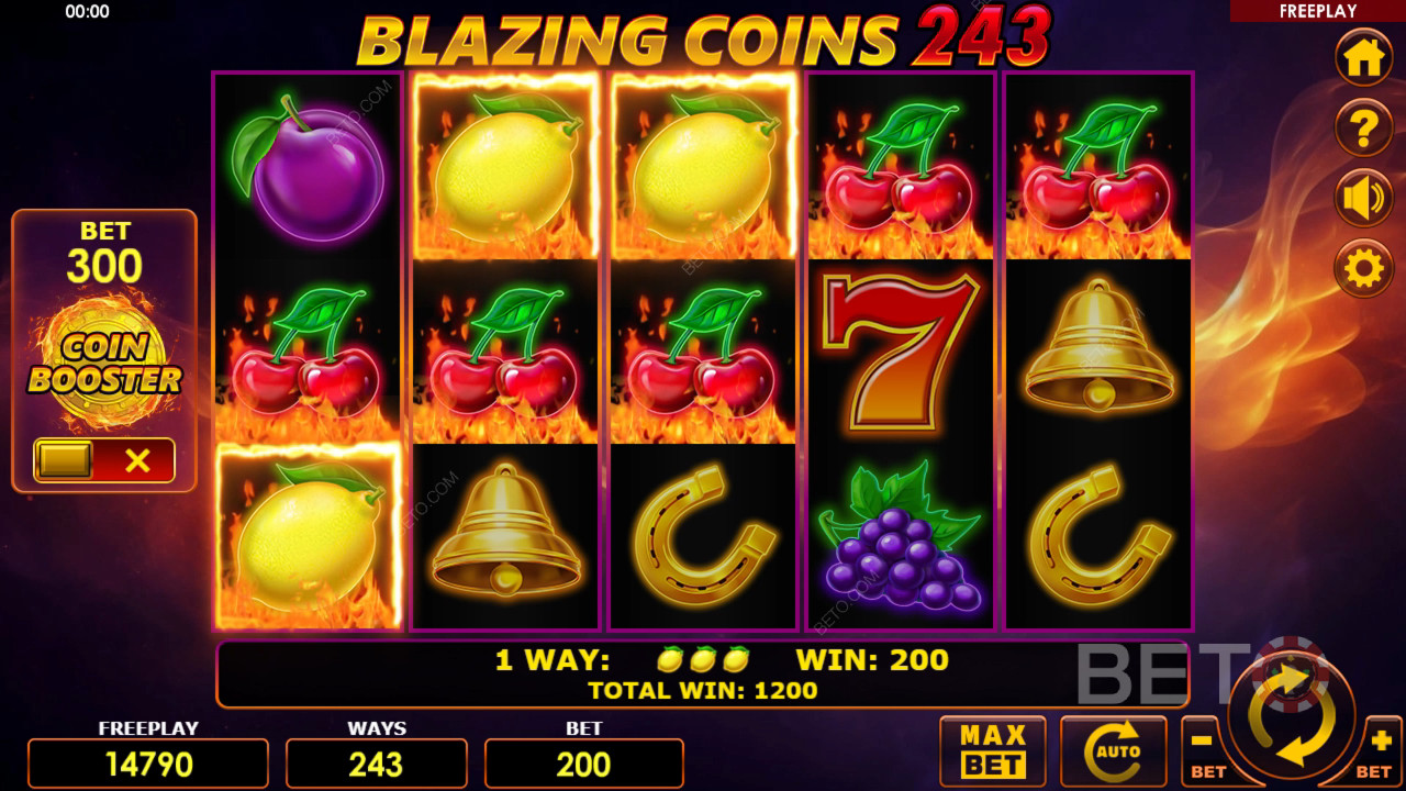 Blazing Coins 243 Free Play
