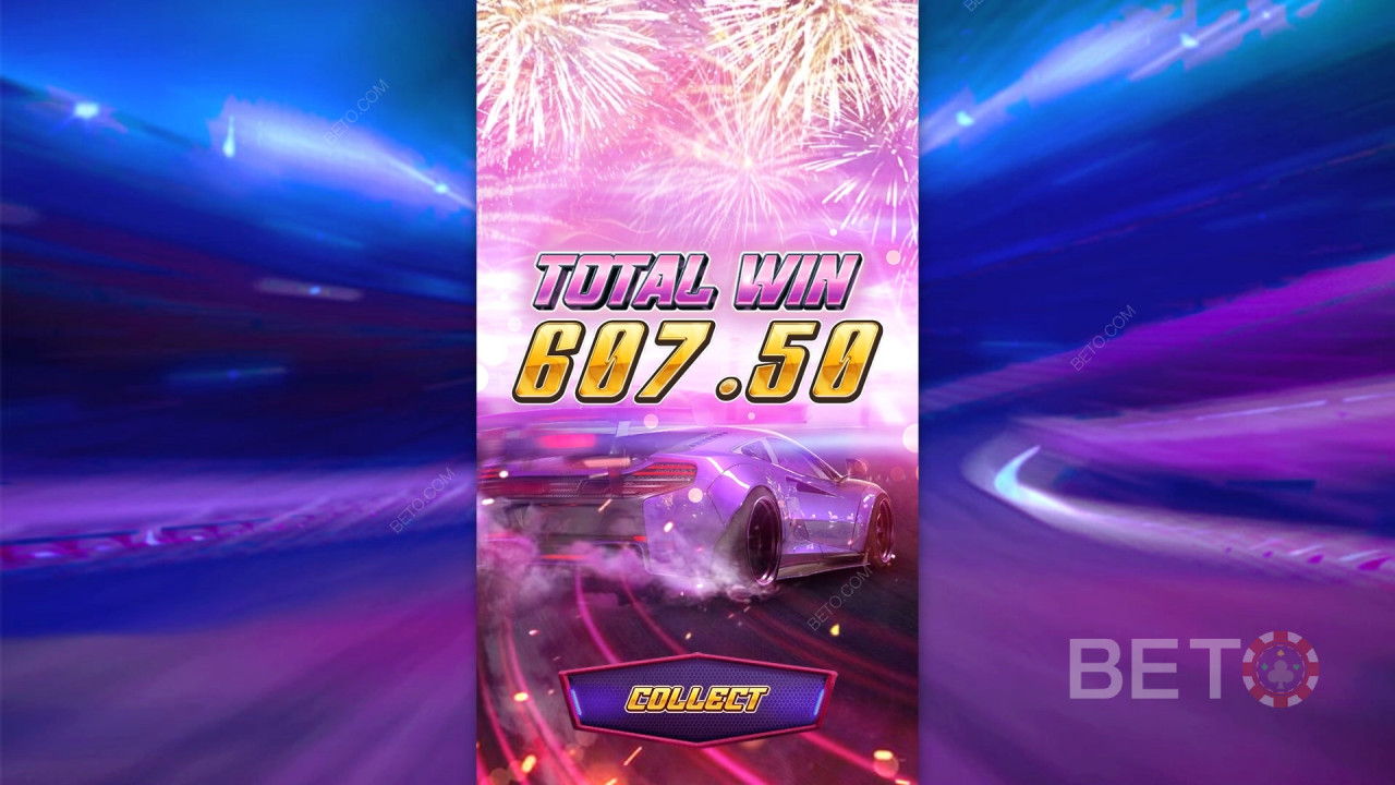 Win 8,345x Your bet in the Speed Winner Video Slot!