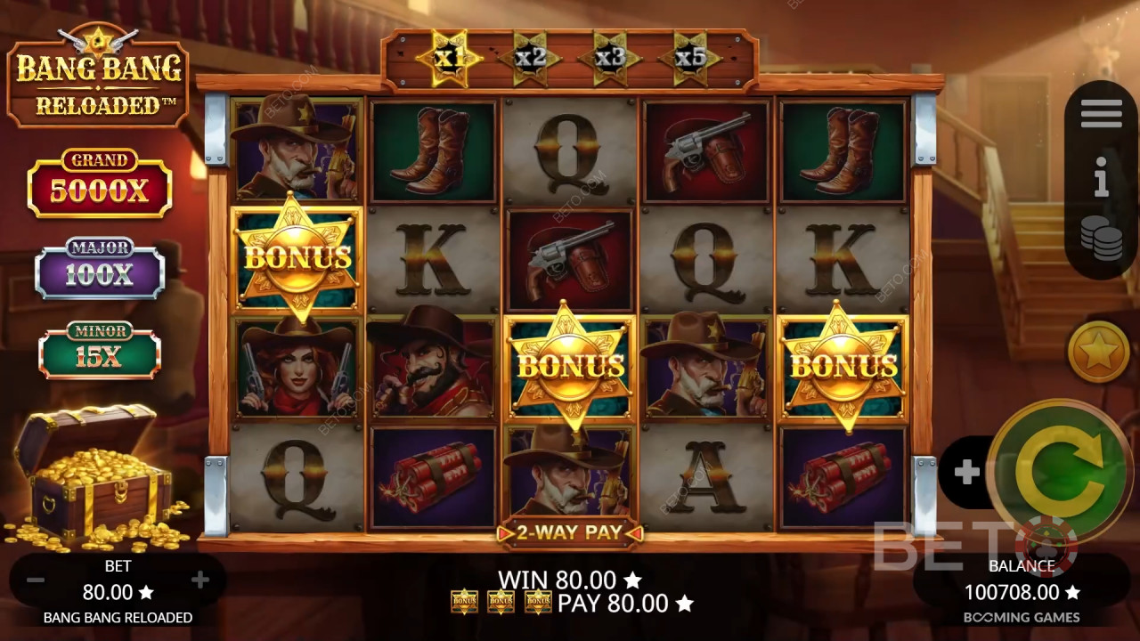 Bang Bang Reloaded Review by BETO Slots