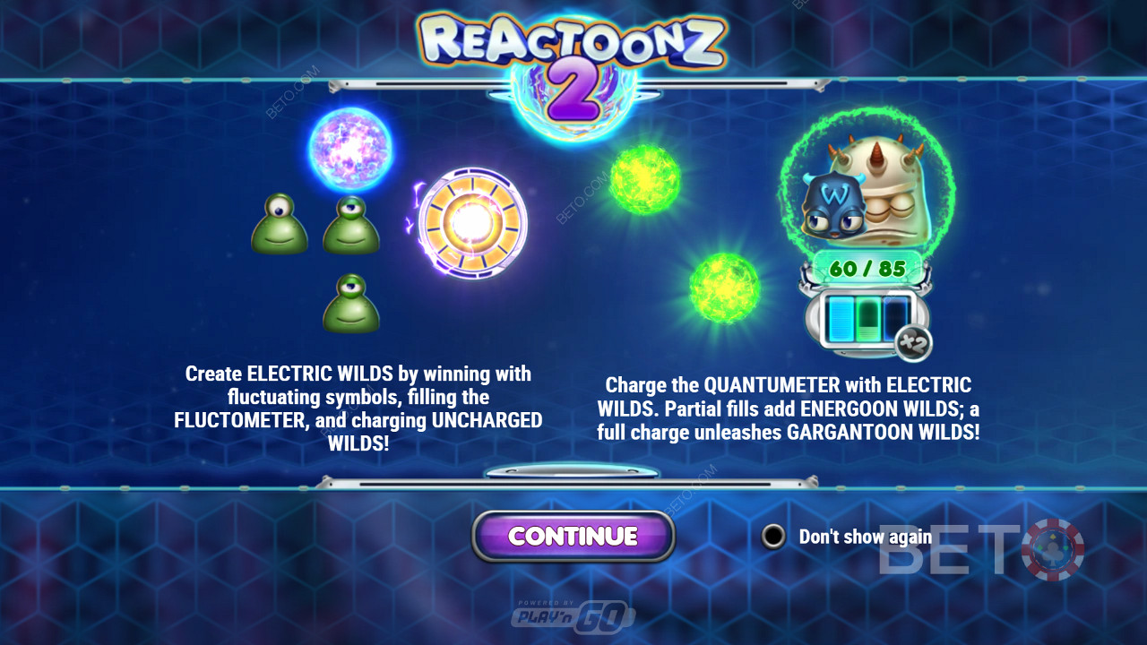 Enjoy several wins in a row because of powerful Wilds and features - Reactoonz 2 from Play n GO