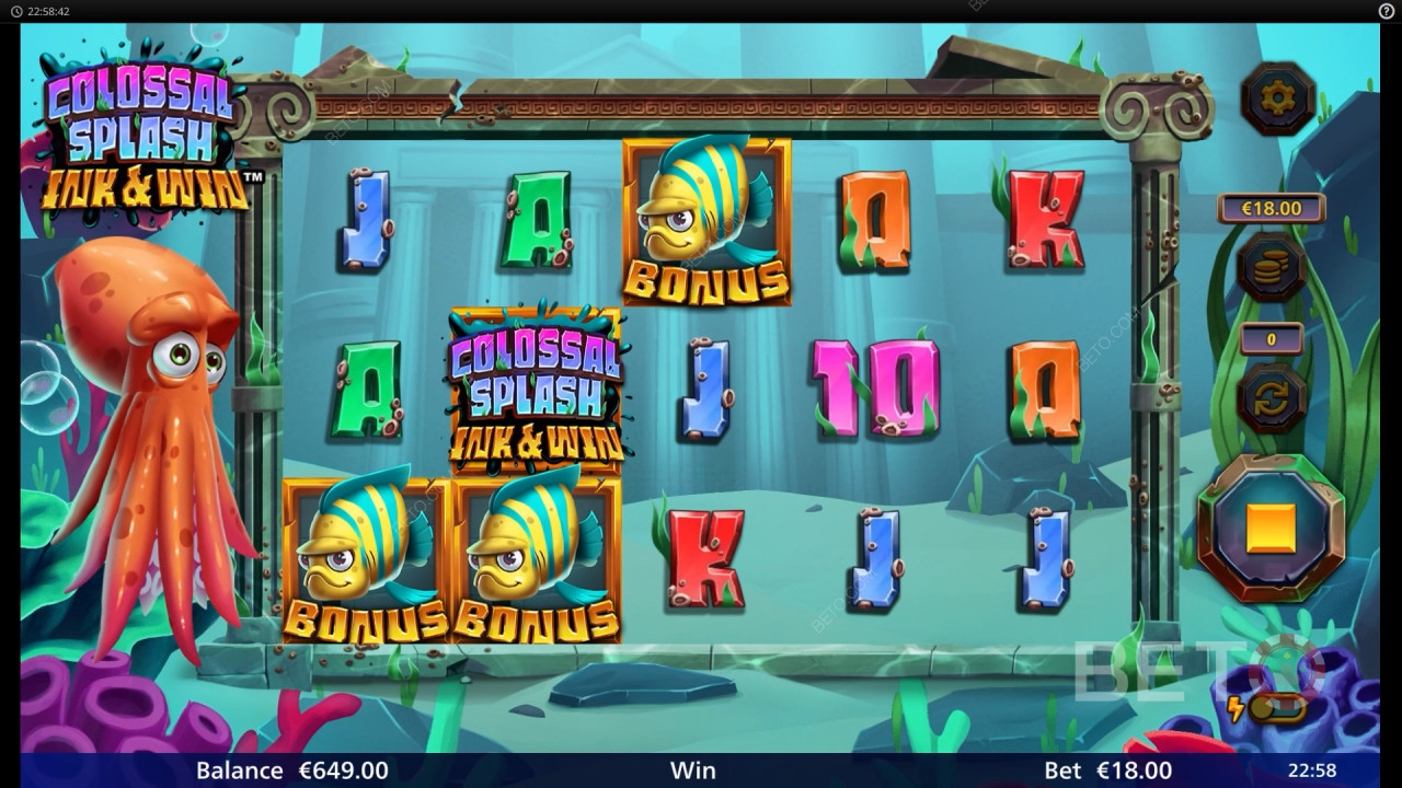 Colossal Splash Ink & Win Free Play