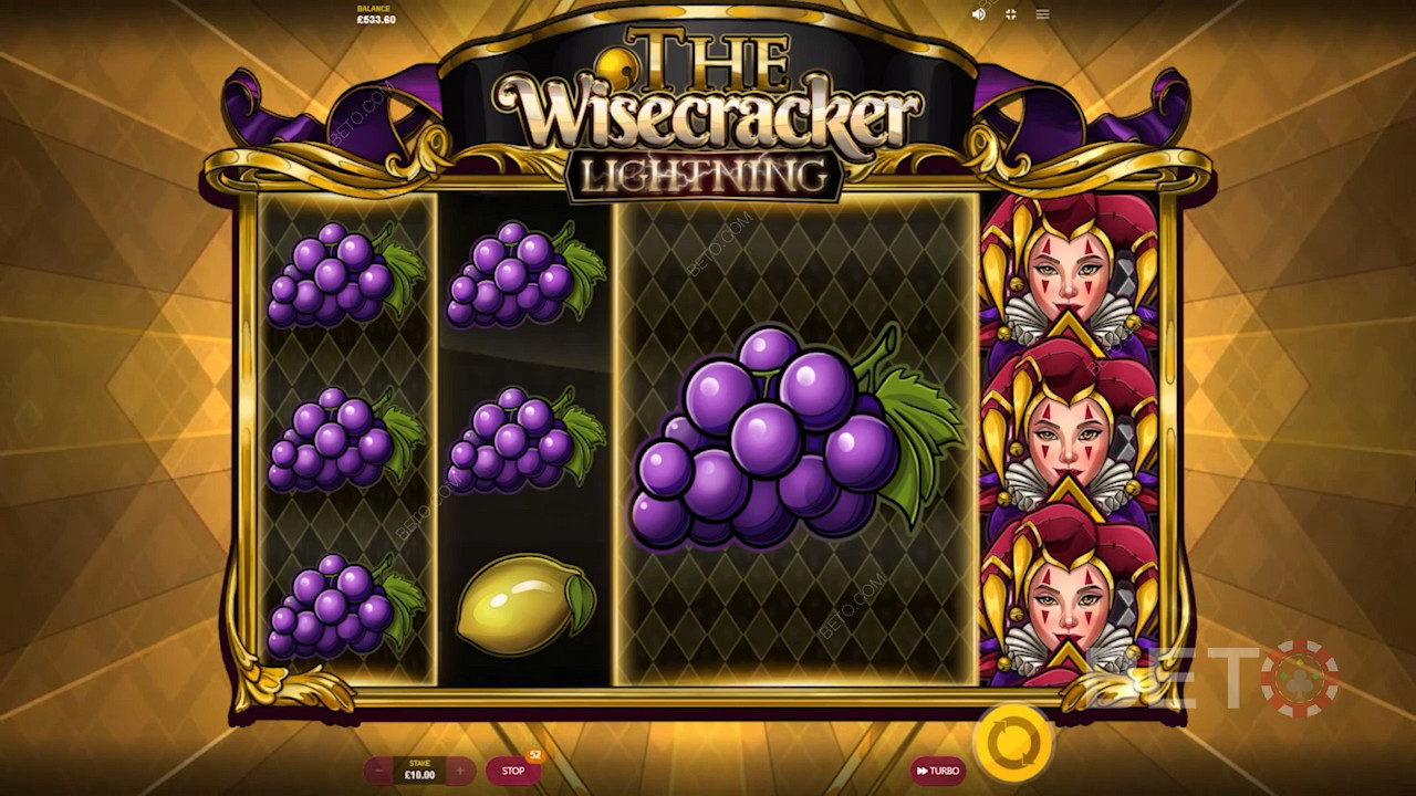 Juicy grapes on The Wisecracker Lightning