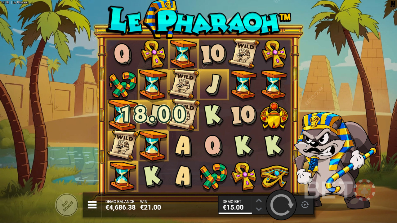 Bonus Features Explained in Le Pharaoh by Hacksaw Gaming
