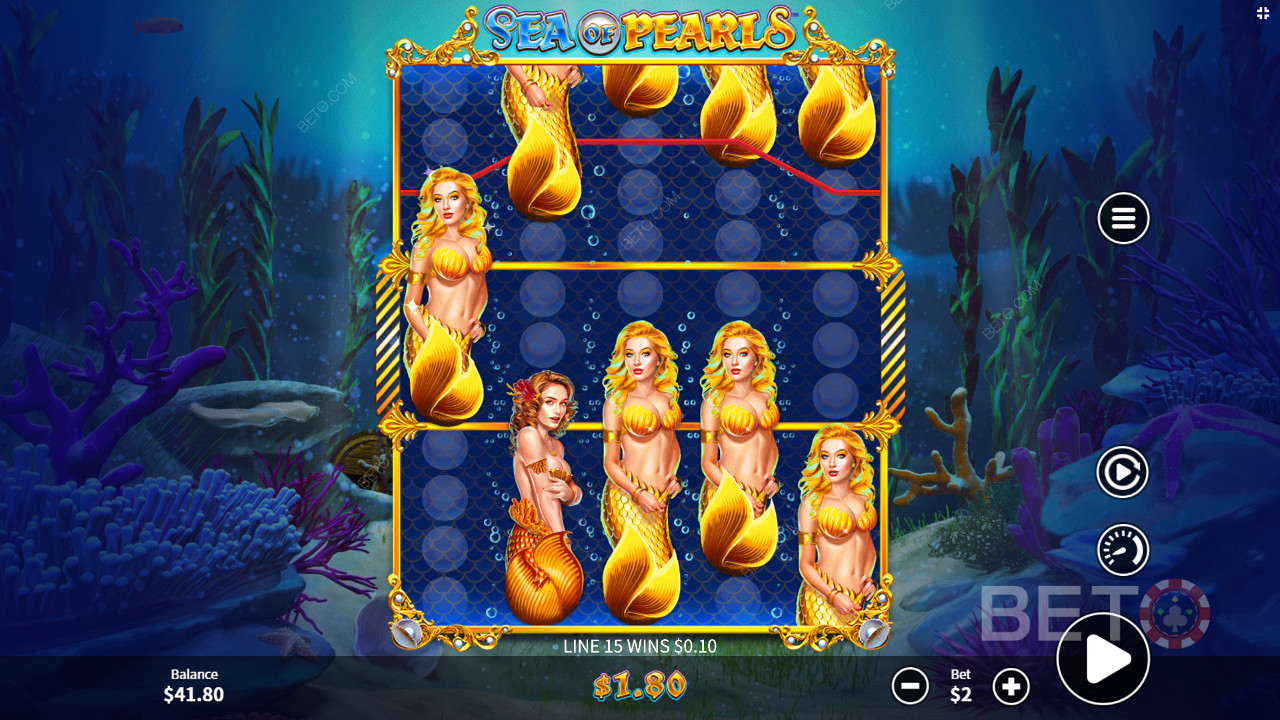 The gold mermaid symbol is the most profitable out of all mermaid symbols