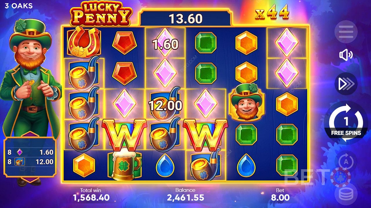 Bonus Features Explained in Lucky Penny by 3 Oaks Gaming