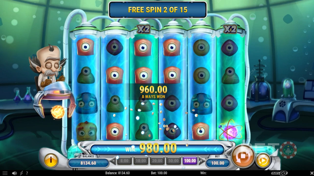 Enjoy Free Spins in Dr Toonz slot machine