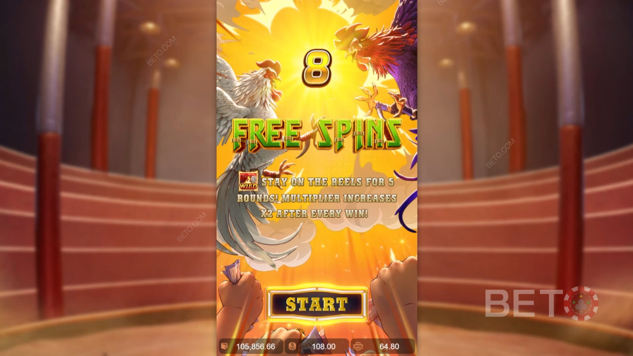 Bonus Features Explained in Rooster Rumble by PG Soft