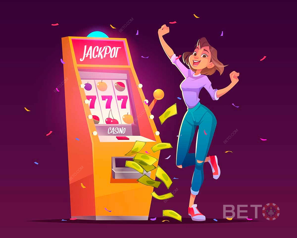 One-armed bandits are the original name for the classical slot machines.