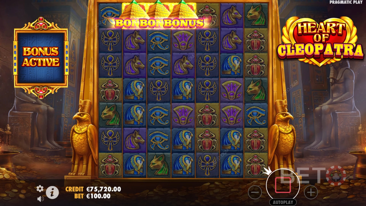 Heart of Cleopatra Free Play