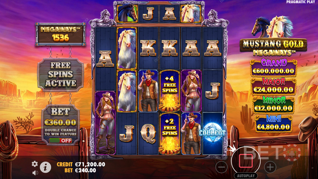 Mustang Gold Megaways Free Play
