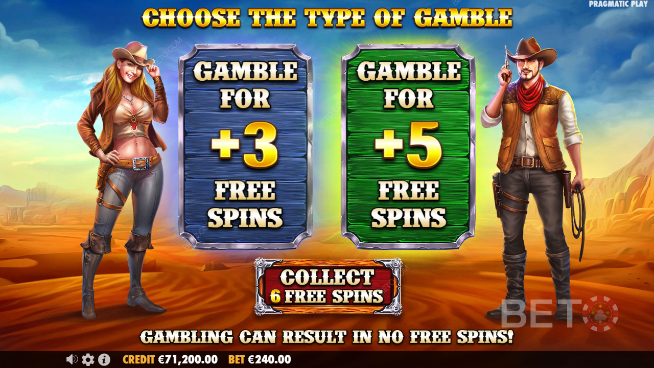 Win 5,000x Your bet in the Mustang Gold Megaways Video Slot!