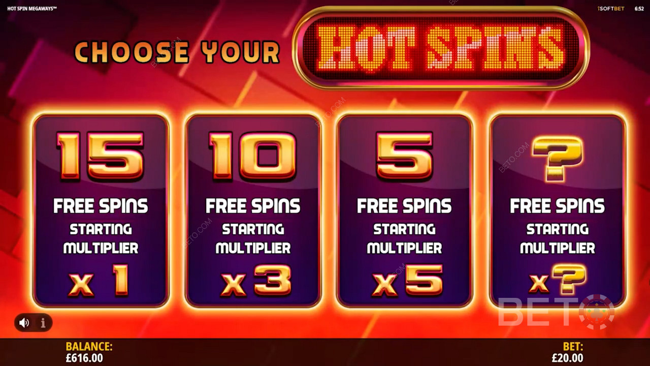 Winning Free Spins in Hot Spin Megaways