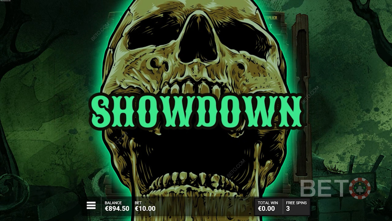 Showdown in Wanted Dead or a Wild slot machine