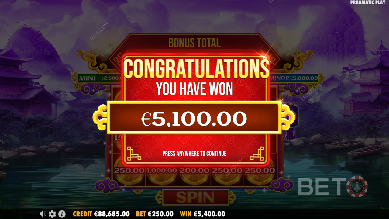 Win 10,000x Your bet in the Chests of Cai Shen Video Slot!